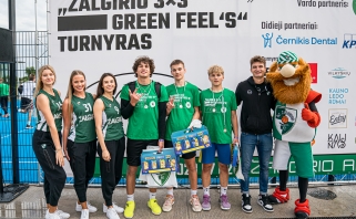 Nemuno saloje virė "Žalgirio 3×3 Green Feel‘s" turnyro aistros